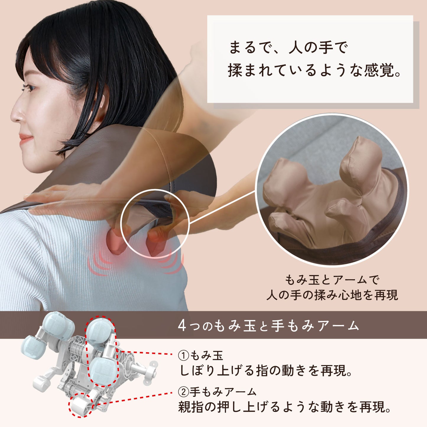 ネックマッサージャー EMK-158R